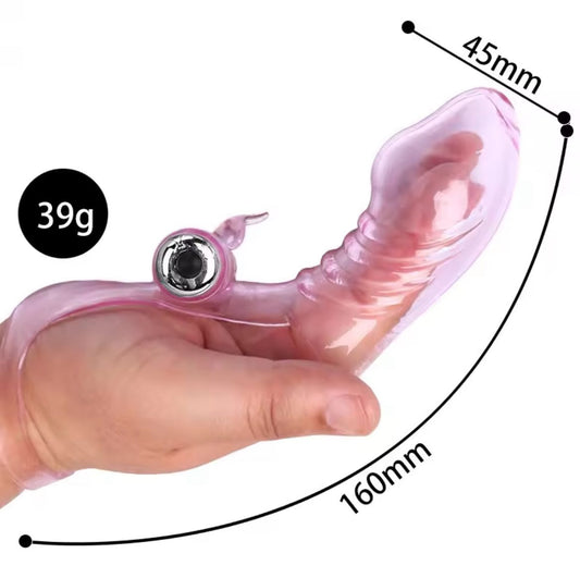 G Spot Massage Finger Sleeve Vibrator Clit Stimulate Female Masturbator Sex Toys for Women Sex Shop Adult Products 18